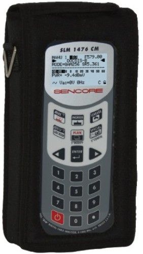 Sencore SLM 1476CM Portable Signal Level Meter, 1-button testing for simple operation, Alpha/Numeric keypad for direct channel or frequency entry, Digital measurement capabilities including: Average power, Pre/Post BER, MER, and Constellation for QAM, also provides 8-VSB/ATSC testing capabilities, Replaced SLM 1453i SLM1453i SLM-1453i (SLM-1476CM SLM1476CM SLM1476C SLM1476 SLM-1476-CM SLM 1476 CM)