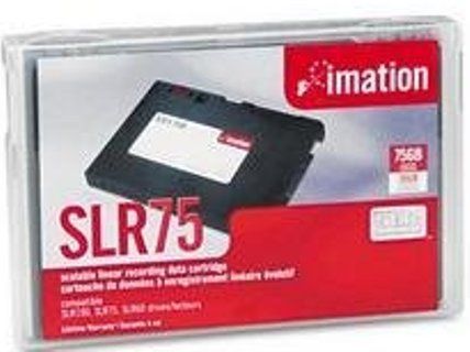 Imation 16838 model SLR75 Data Cartridge, SLR Tape Technology, 38GB Native and 75GB Compressed Storage Capacity, 1150 ft Tape Length, 0.31