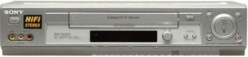 Sony SLV-ED949 Six Head Hi-Fi Multi-System PAL SECAM MESECAM NTSC VCR, 8 Program Easy Timer Recording, Dust Proof Design, Auto Set Up, Just Recording, Index Search Scan, Super Durable Heads, 24 Hours Back Up Time (SLV-ED949 SLVED949)