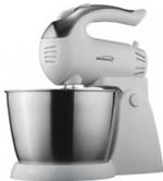 Brentwood Appliances SM-1152 5 Speed Stand Mixer with Stainless Steel Bowl in White, 5 Speed Stand Mixer with Stainless Steel Bowl in White, Powerful 200 Watt Motor, 5 Speed Selection, Power Head Detaches for Use as a Portable Mixer, Stainless Steel Bowl, Power: 200 Watts, Approval Code: cETL, Item Weight: 4.05 lbs, Item Dimension (LxWxH): 12 x 8 x 12, Colored Box Dimension: 11.75 x 9 x 8, Case Pack: 6, Case Pack Weight: 25.8 lbs (SM1152 SM-1152 SM-1152) 