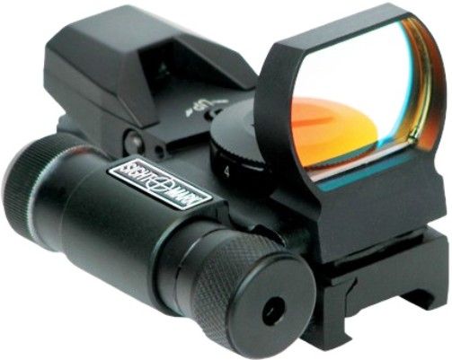 Sightmark SM13002 Refurbished Laser Dual Shot Reflex Sight, 1x Magnification, 33 x 24mm Objective, Field of view 35m @100m, Wavelength 632-650 nm, Red Laser Parallel to Sight, Precision Accuracy, Reliable and Durable, Wide Field of View, Quick Target Aquisition, Perfect for Rapid Fire or Moving Target Shooting, UPC 810119010094 (SM-13002 SM 13002)