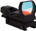 Sightmark SM13003B-BOX Sure Shot (Black, Weaver Mount) Reflex Sight; Parallax Free Optics; Wide Viewing Angle; Magnification 1.0x; Objective Lens Diameter 33 x 24 mm; Field of View 105.2 ft (32 m) at 100 yd; Eye Relief Infinite; Exit Pupil 33 x 24mm; Reticle 3 MOA dot, crosshair, 10 MOA dot crosshair, 65 MOA circle with 3 MOA dot; UPC 810119010100 (SM13003BBOX SM13003B-BOX) 