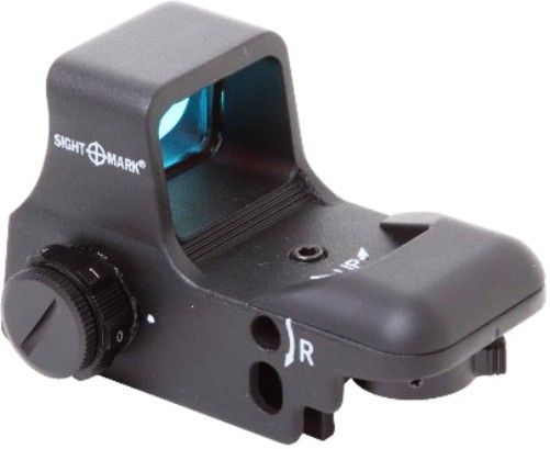 Sightmark SM13005 Ultra Shot Reflex Sight, 1x Magnification, 34 x 25mm Objective, Field of view 36m@ 100m, Precision Accuracy, Interlok Internal Locking System, Composit Body with Metal Protective Shield, Reliable and Durable, Wide Field of View, Perfect for Rapid Fire or Moving Target Shooting, Multi-Reticle (4 Patterns), UPC 810119010759 (SM-13005 SM 13005)
