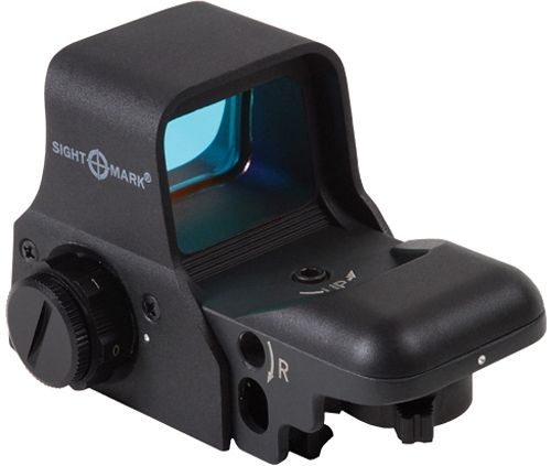 Sightmark SM13005-DT Ultra Shot Reflex Sight with Dove Tail Mount, 1x Magnification, 34 x 25mm Objective, Field of view 36m@ 100m, Precision Accuracy, Interlok Internal Locking System, Composit Body with Metal Protective Shield, Reliable and Durable, Wide Field of View, Perfect for Rapid Fire or Moving Target Shooting, UPC 810119016652 (SM13005DT SM13005 DT SM-13005 SM 13005)
