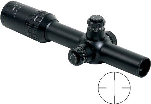 Sightmark SM13021DX Triple Duty M4 1-6x24 DX Duplex Reticle Riflescope, Matte Black, 24mm Lens Diameter, 1-6x Magnification, 36.5mm Eyepiece Diameter, 100.4-16.6ft @ 100yds Field of View, 16.0-4.0mm Exit Pupil, 110-88mm Eye Relief, 100yds Parallax setting, Precision accuracy, Adjustment Lock, UPC 810119016836 (SM-13021DX SM 13021DX SM13021-DX SM13021 DX)