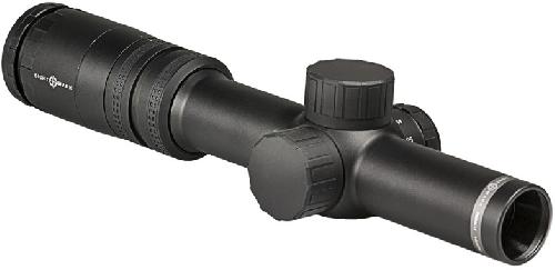 Sightmark SM13028TMD Pinnacle 1-6x24 TMD; Premium, High-definition optics; Fully, multi-coated optics; Scratch resistant lenses; Constant Eye Relief; Reticle Type: TMD; MRAD Adjustment (one click): 0.1; Reticle Color: Red and Green; Maximum Recoil (G's): 800G; Illuminated: Yes; Battery Life (hours): 50-900; UPC 810119010469 (SM13028TMD SM13028TMD SM13028TMD)