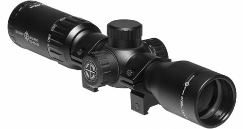 Sightmark SM13060 Core SX 1.5-4.5x32 Crossbow Scope; Shockproof, fogproof, weatherproof; Killzone rangefinding for medium game; 11 reticle brightness settings to adapt to range of lighting environments; Red illuminated etched reticle; MOA Adjustment (1 click): 1/2; Magnification: 1.5-4.5x; Dimensions mm: 242 x 66 x 38; Elevation Adjustment: 80 MOA; Finish/color: Matte black; Operating Temperature (F): 0 - 120; parallax setting: 30 yds; Brightness Setting: 0-11; UPC 812495020131 (SM13060 SM13060)