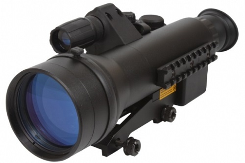 Sightmark SM16017 Night Raider 3x60 IR NV Riflescope; Magnification, x: 2.5; Objective Lens Diameter (mm): 50; Generation: 1; Tube Type: EP33-U; Resolution (lines/mm): 35; Photocathode Type: S25 Multi-Alkaline Photocathode; Field of View (degrees): 13; Field of View: 23m; Eye Relief (mm): 45; Diopter Adjustment: +/-5; Power Supply (V): 3; Battery Type: 2x AA; Battery Life (Hours w/IR and w/o IR): 20/70; IR Illuminator Power (mW): 100; UPC 810119017710 (SM16017 SM16017)