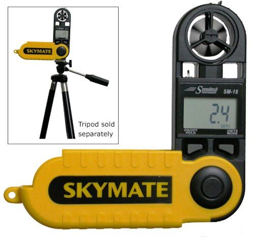 Speedtech Instruments SM-18 Skymate Wind Meter; Average wind speed over 5, 10, or 13 seconds (SM18 SM 18 SM-18 SKY-MASTER SKY MASTER)