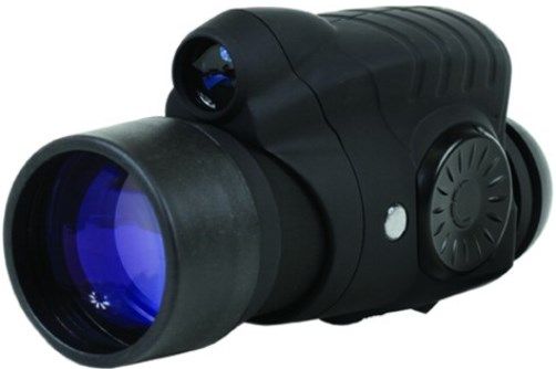 Sightmark SM18013 Refurbished Twilight DNV 5x50 Night Vision Monocular, 5x Magnification, 50mm Objective, 36 lines/mm Resolution, Angular field of view 4 degrees, Max. Viewing range 140m, Eyepiece adjustment -+5, Close observational range of focus, Brightness Control, Video Output, High power built-in infrared illumination, UPC 810119017284 (SM-18013 SM 18013)