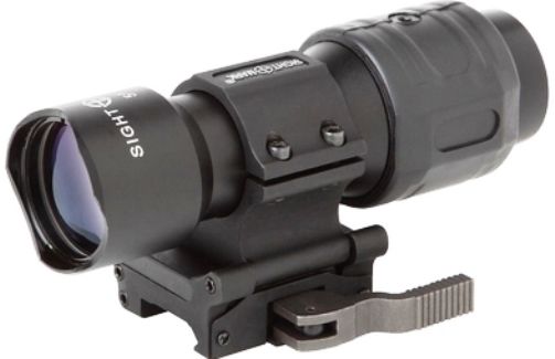 Sightmark SM19025 5x Tactical Magnifier STS Slide to Side, Matte Black, 5x Magnification, 29mm Objective, 55mm Eye Relief, 6 degrees Field of View, 30mm Tube Diameter, Aluminum Material, Increases magnification of accompanying sights for greater sighting range, Improved target recognition, especially at medium range distances; UPC 810119016959 (SM-19025 SM 19025)
