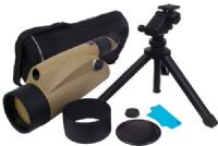 Sightmark SM21031K Tactical 6-100x100 Spotting Scope, Tan, Built in Sunshade, Dual Optical SpottingSscope (6-25x and 25-100x), Lens diameter 100mm (main channel) / 25mm (auxillary channel), Lens focus 600mm (main channel) / 150mm (auxillary channel), Relative aperture 1:6 (main channel) / 1:6.25 (auxillary channel), Field of view 7° at 6x / 2.5° at 25x (SM-21031K SM 21031K SM21031) 