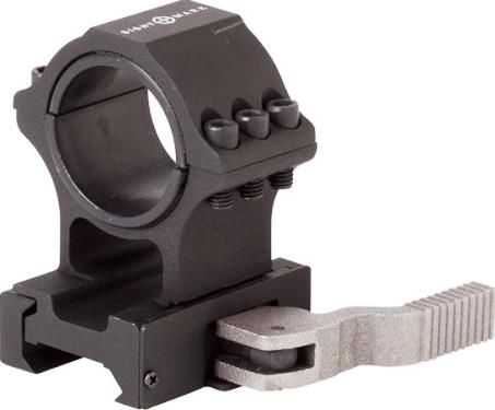Sightmark SM34002 Medium Height QD Mount 30mm/1 inch, Quick detach weaver/picatinny mount, Reliable and durable, Lightweight, Provides return to zero after removal, Includes Weaver/picatinny mount and Reduction inserts for 1 inch diameter, UPC 810119017840 (SM-34002 SM 34002)