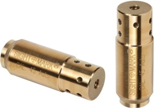 Sightmark SM39017 ACP Pistol Premium Laser Boresight .45, Laser Wavelength 632-650nm, Visible red laser LED, Range for Sighting 15-100 yards, Dot Size 2in @ 100 yards, Precision Accuracy, Reliable and Durable, Fastest gun zeroing and sighting system, Reduce wasted cartridges and shells, Carrying case included, UPC 810119011237 (SM-39017 SM 39017)