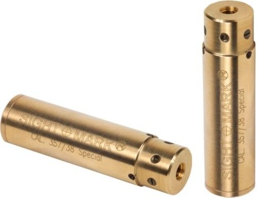 Sightmark SM39018 Special Pistol Premium Laser Boresight .357/.38, Laser Wavelength 632-650nm, Visible red laser LED, Range for Sighting 15-100 yards, Dot Size 2in @ 100 yards, Precision Accuracy, Reliable and Durable, Fastest gun zeroing and sighting system, Reduce wasted cartridges and shells, Carrying case included, UPC 810119011244 (SM-39018 SM 39018)