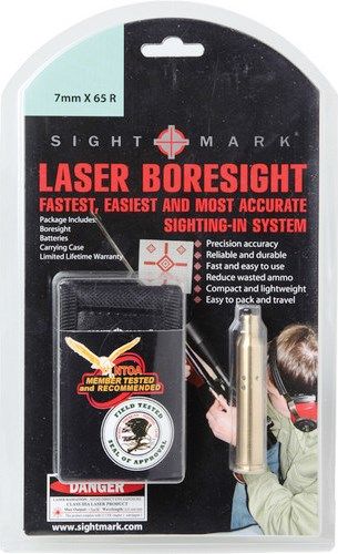 Sightmark SM39031 Laser 7mm X 65 R Boresight, 7x Magnification, 32mm Objective Lens Diameter, Field of View 3.3 m@100m, Eye Relief 53mm, 30mm Tube Diameter, Aluminum Material, Fog proof, Shockproof, Weaver (Slide to Side) Mount Type, Precision Accuracy, Fastest Gun Zeroing and Sighting System, Compact and Lightweight (SM-39031 SM 39031)