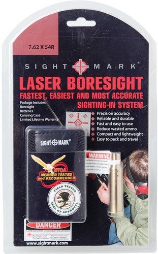 Sightmark SM39037 Laser 7.62 x 54R Boresight, 7x Magnification, 32mm Objective Lens Diameter, Field of View 3.3 m@100m, Eye Relief 53mm, 30mm Tube Diameter, Aluminum Material, Fog proof, Shockproof, Weaver (Slide to Side) Mount Type, Precision Accuracy, Fastest Gun Zeroing and Sighting System, Compact and Lightweight (SM-39037 SM 39037)