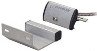 Seco-Larm SM-4201-LQ ENFORCER Track-Mount N.C Overhead Magnetic Contact Switch; 3" (76mm) Gap; For N.C. Circuits; Used for overhead doors in both industrial and residential situations where a wide gap is present; Adjustable to fit most door-channel widths; Rugged aluminum housing; 36" (91cm) wire leads enclosed in armored cable (SM4201LQ SM4201-LQ SM-4201LQ)  