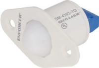 Seco-Larm SM-4303-TQ/W ENFORCER Roller-Ball Recessed-Mount N.C Magnetic Contact, White; For N.C. circuits; Used for protecting sliding doors and windows where space is limited; Magnet and reed switch contained in housing; Spacer and screws included; Rollerball plunger travel is 1/4" (6mm); 360º Roller-ball; Screw terminals (SM4303TQW SM-4303-TQ-W SM-4303-TQ SM-4303TQ/W)  
