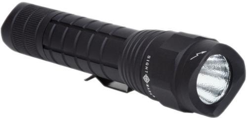 Sightmark SM73002K-BOX Q5 Triple Duty Tactical LED Flashlight; 280 Lumen Output; White CREE Q5 LED Emitter; 2-Stage Pushbutton Tailcap Switch; Momentary and Constant-On Modes; Three-Prong Glass-Break Bezel; Type II Anodized Aluminum Housing; IP67-Rated, Dust and Waterproof; Battery / Runtime 2 x CR123A batteries / 1.5 hr, max; Construction Aluminum; UPC 810119011299 (SM73002K-BOX SM73002K-BOX)