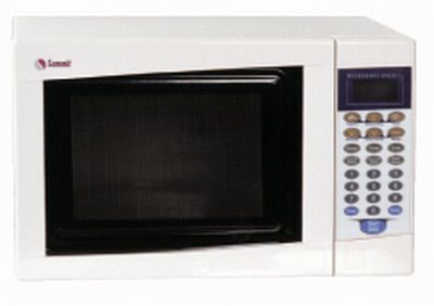 Summit SM900W, Microwave Oven, 0.7 Cu. Ft. 800 Watts, White, Variable Power Levels, One Touch Auto Cook Menu, Soft-Touch Electronic Controls, Digital Clock and Timer (SM-900W SM900-W SM900 SM900B)