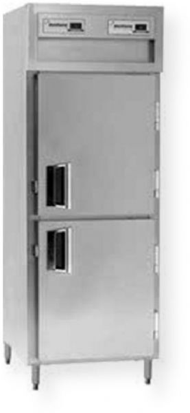 Delfield SMF1N-SH One Section Solid Half Door Narrow Reach In Freezer - Specification Line, 7.8 Amps, 60 Hertz, 1 Phase, 115 Volts, Doors Access, 21 cu. ft. Capacity, Swing Door Style, Solid Door, 1/2 HP Horsepower, Freestanding Installation, 1 Number of Doors, 3 Number of Shelves, 1 Sections, 6