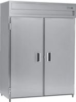 Delfield SMF2S-S Two Section Solid Door Shallow Reach In Freezer - Specification Line, 11 Amps, 60 Hertz, 1 Phase, 115 Volts, Doors Access, 38 cu. ft. Capacity, Swing Door Style, Solid Door, 3/4 HP Horsepower, Freestanding Installation, 2 Number of Doors, 6 Number of Shelves, 2 Sections, 52" W x 22" D x 58" H Interior Dimensions, 6" adjustable stainless steel legs, Top Mounted Compressor Location, UPC 400010731176 (SMF2S-S SMF2S S SMF2SS) 