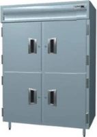 Delfield SMF2S-SH Two Section Solid Half Door Shallow Reach In Freezer - Specification Line, 11 Amps, 60 Hertz, 1 Phase, 115 Volts, Doors Access, 38 cu. ft. Capacity, Swing Door Style, Solid Door, 3/4 HP Horsepower, Freestanding Installation, 2 Number of Doors, 6 Number of Shelves, 2 Sections, 52" W x 22" D x 58" H Interior Dimensions, 6" adjustable stainless steel legs, Top Mounted Compressor Location, UPC 400010731183 (SMF2S-SH SMF2SSH SMF2S SH) 