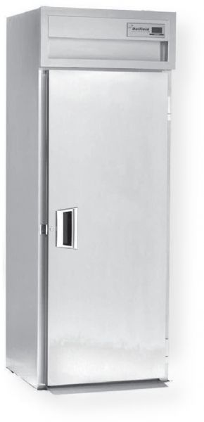 Delfield SMRRI1-S One Section Solid Door Roll In Refrigerator - Specification Line, 6.8 Amps, 60 Hertz, 1 Phase, 115 Volts, Doors Access, 36.15 cu. ft. Capacity, Swing Door Style, Solid Door, 1/4 HP Horsepower, Freestanding Installation, 1 Number of Doors, 1 Rack Capacity, 1 Sections, 33 - 40 Degrees F Temperature Range, 30