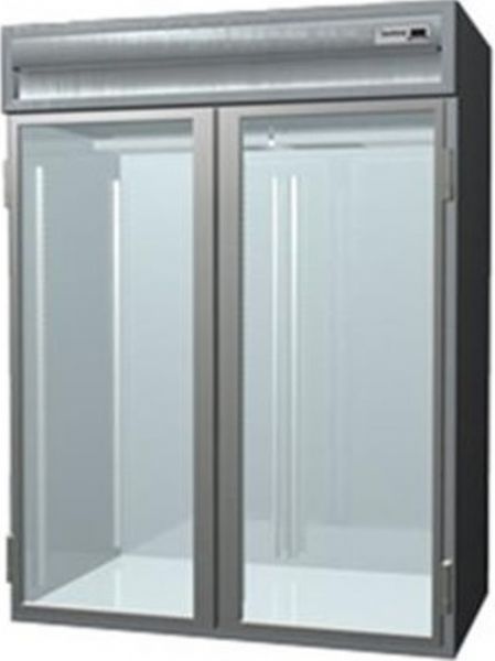 Delfield SMRRI2-G Two Section Glass Door Roll In Refrigerator - Specification Line, 16 Amps, 60 Hertz, 1 Phase, 115 Volts, Doors Access, 74.72 cu. ft. Capacity, Swing Door Style, Glass Door, 1/2 HP Horsepower, Freestanding Installation, 2 Number of Doors, 2 Rack Capacity, 2 Sections, 33 - 40 Degrees F Temperature Range, 62