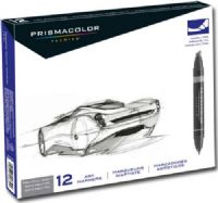 Prismacolor SN1850655 Premier, Chisel Marker Neutral Grey Set 12CT; Recognized by the industry for their high standard of quality, these art markers offer an exciting array of vibrant colors; Certified as non-toxic by the Arts And Crafts Materials Institute, they carry the AP non-toxic seal; UPC 070735006509 (PRISMACOLORSN1850655 PRISMACOLOR SN1850655 SN 1850655 PRISMACOLOR-SN1850655 SN-1850655); 