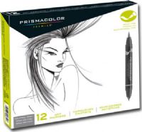 Prismacolor SN1850656 Premier, Brush Marker Neutral Gray Set 12CT; Recognized by the industry for their high standard of quality, these art markers offer an exciting array of vibrant colors; Certified as non-toxic by the Arts And Crafts Materials Institute, they carry the AP non-toxic seal; UPC 070735006516 (PRISMACOLORSN1850656 PRISMACOLOR SN1850656 SN 1850656 PRISMACOLOR-SN1850656 SN-1850656) 