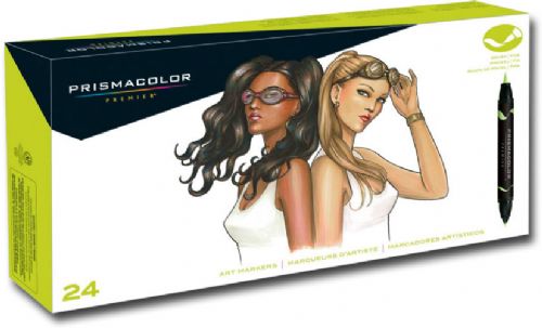 Prismacolor SN1850849 Premier, Brush Marker Portrait Set 24CT; Recognized by the industry for their high standard of quality, these art markers offer an exciting array of vibrant colors; Certified as non-toxic by the Arts And Crafts Materials Institute, they carry the AP non-toxic seal; UPC 070735006530 (PRISMACOLORSN1850849 PRISMACOLOR SN1850849 SN 1850849 PRISMACOLOR-SN1850849 SN-1850849)