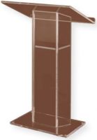 Amplivox SN305520 Large Top Smoked Acrylic Lectern; Generous reading shelf space; 48" tall with a simple and elegant design; Reading Surface 31.5" W x 21.0" D; Convenient shelf for extra storage; Ships fully assembled; Product Dimensions 31.5" W x 48.0" H x 21.0" D; Shipping Weight 90 lbs; UPC 734680430047 (SN305520 SN-305520 SN-3055-20 AMPLIVOXSN305520 AMPLIVOX-SN3055-20 AMPLIVOX-SN-305520) 