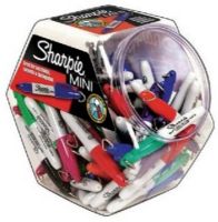 Sanford SN35111D Sharpie Fine Point Color Mini Markers, 72 markers, Assorted colors, Non-toxic ink is permanent on most hard-to-mark surfaces, Carry this marker on a key chain, golf bag, backpack, etc. with its cap clip, Quick drying, Size 7-5&#8260;8 x 7-5&#8260;8 x 4-5&#8260;8 inches, Shipping Dimensions 7.70 x 4.70 x 7.70 inches, Shipping Weight 1.50 lbs., UPC 071641351110 (SN-35111D SN 35111D SN35111) 