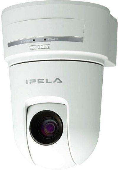 Sony SNC-RX550N Ip Network Camera 360 Rotation 26X Pan Tiltzoom Ms Pc Card Slot, White Color, 1/4 Inch CCD Image Device, NTSC Signal System, 379,000 Pixels Number of Pixels, 470 TV Lines Horizontal Resolution, 1 Lux at f/1.6 with 50 IRE Minimum Illumination, 50 dB Signal-to-Noise Ratio (SNC RX550N SNCRX550N SNC-RX550N)