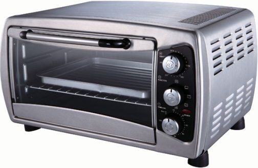 Sunpentown SO-1006 Stainless Countertop Convection Oven; Temperature range 150F to 450F; 1500 watts power; Stainless steel housing; Large viewing window; Four operating functions: Bake, Broil, Toast and Convection; Up to 120 minutes timer or continuous operation; 25 liters capacity; Full-width crumb tray; 3 rack positions; UPC 876840006102 (SO1006 SO 1006)