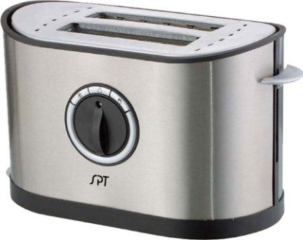 Sunpentown SO-337T Two Slot Stainless Steel Toaster, 32 mm - 1.26 in wide mouth slots, Stainless steel housing, Electronic browning control - 7 shade levels, Center function, High lift, Defrost and reheat mode, Cancel button, Blue indicator light (SO 337T SO337T)