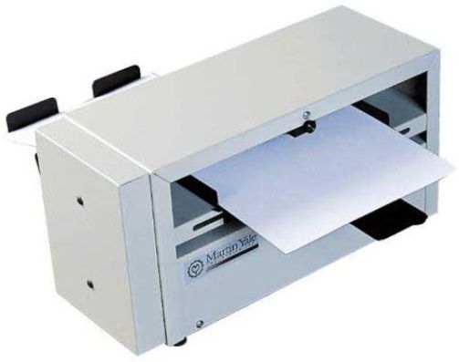 Martin Yale SP100 Intimus Score and Perf Machine, Creates tent style business cards, occasion cards, and/or tickets, Score or perforate sheets from 24 lb. bond to 100 lb. cover stock, Fully adjustable paper guides to accomodate 3 1/2