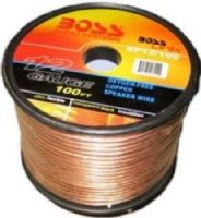 Boss Audio SP12/100 Oxygen-Free Copper Speaker Wire, 100 ft. Length, 12 Gauge, Ultra Flexible, Made from Oxygen-Free Copper, Maintains a high-quality audio path, No signal degradation, UPC 791489280099 (SP12100 SP12-100 SP12 100) 