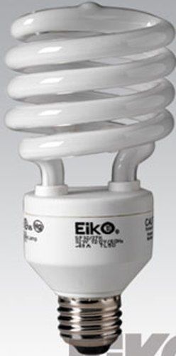 Eiko SP32/41K model 05418 Watt Compact Fluorescent Light Bulb, Medium Screw E26 Base, 120 Volts, 32 Watts, 2050 Approx. Init. Lumens, 4100 Color Temp., 5.63 in /143 mm MOL, 2.76 in /70 mm MOD, 80 CRI, 10000 Hours Avg Life (05418 SP3241K SP32-41K SP32 41K EIKO05418 EIKO-05418 EIKO 05418)