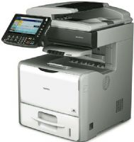 Ricoh SP 5210SF Black and White Laser Multifunction Printer; Up to 52 pages per minute print speed; Up to 500 user codes can be registered and assigned for optimal efficiency in larger workgroups; Up to 999 Multiple Copies; Speed scanning tasks with the 50-sheet Automatic Reversing Document Feeder (ARDF); Powerful performance from the 533 MHz processor; UPC 026649068522 (SP5210SF SP-5210SF SP5210-SF RICSP5210SF) 