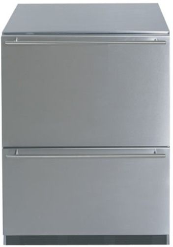 Summit SP6DS-2D-7 Two-Drawer Stainless Stell Refrigerator, 24-Inch, Fully automatic defrost, Internal forced air circulation, Drawer interiors are stainless steel, Four level legs, Anti tip bracket included, Wrapped stainless steel drawers (SP6DS2D7 SP6DS-2D7 SP6DS-2D SP6DS2D SP6DS SP6DS-2D-7)