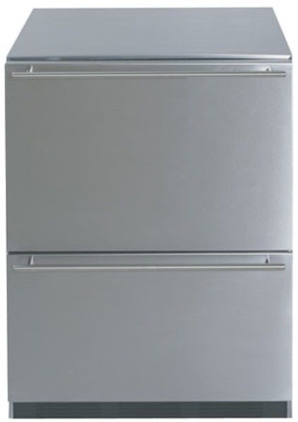 Summit SP6DS2DAL7 Double Drawer Refrigerator with Rapid Chill Compartment, Pro Handles, ADA Compliant and Commercial Model, 2 Drawers Capacity, Stainless Steel Body Color, Wrapped Stainless Steel Door Color, Drawers Door Swing, Automatic Defrost, 4 Level Legs, Professional Stainless Steel Handles (SP6 DS2DAL7  SP6D-S2DAL7)