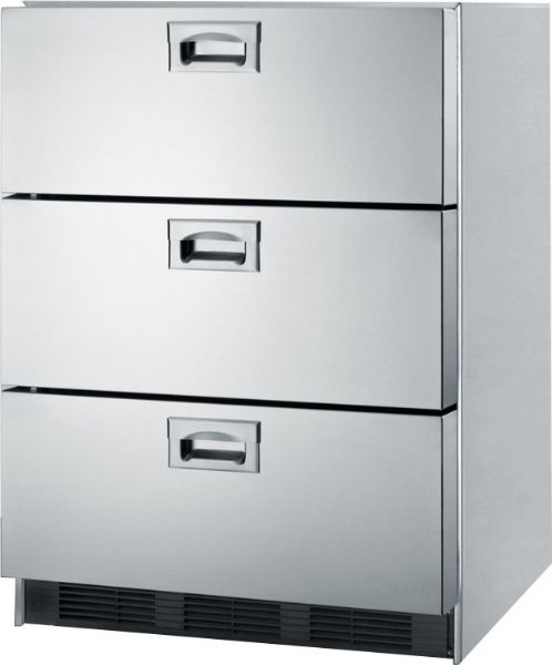 Summit SP6DS7ADA Triple Drawer Refrigerator, 3.1 cu.ft. Capacity, 23.63