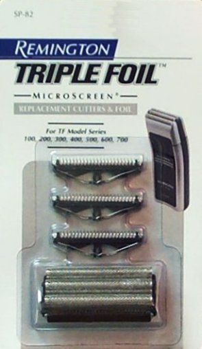 Remington SP-82 Genuine Replacement Shaver MicroScreen Triple Foil Screen & Cutters Fits All Remington TF model Series: TF-100, TF-200, TF-300, TF-400, TF-500, TF-600 & TF-700 (SP 82 SP82)