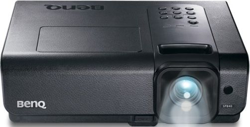 BenQ SP840 Full HD High Brightness DLP Projector, 4000 ANSI Lumens, Native Resolution 1080p (1920 x 1080), Contrast Ratio 3000:1 (Full on/Full off), F=2.50-2.76, f=23.5mm-28.2mm Lens, Aspect Ratio 16:9 Native, 5 modes Selectable, Throw Ratio 1.60-1.92 (56