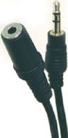 Bytecc SPC-6MF Stereo 3.5mm 6 Feet Speaker Extension Cable, Male to Female, Black Jacket, UPC 837281105779 (SPC6MF SPC 6MF SPC-MF SPCMF) 