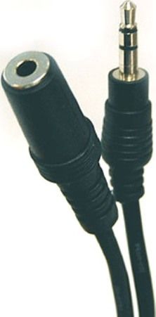 Bytecc SPC-12MF Stereo 3.5mm 12 Feet Speaker Extension Cable, Male to Female, Black Jacket, UPC 837281105786 (SPC12MF SPC 12MF SPC-MF SPCMF)