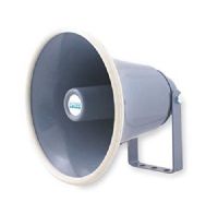Speco Model SPC15R 8" Weatherproof PA Public Address Speaker Horn; All weather trumpet horn; Dimensions: 5" (H) x 8" (W) x 8" (L); Frequency Response: 200-15,000 Hz; Impedance: 8 Ohm; Material: Aluminum; Max Power: 25 Watts; UPC 030519181150 (8" ROUND ALUMINUM PA HORN SPECO SPC15R SPECO-SPC15R SPECOSPC15R) 